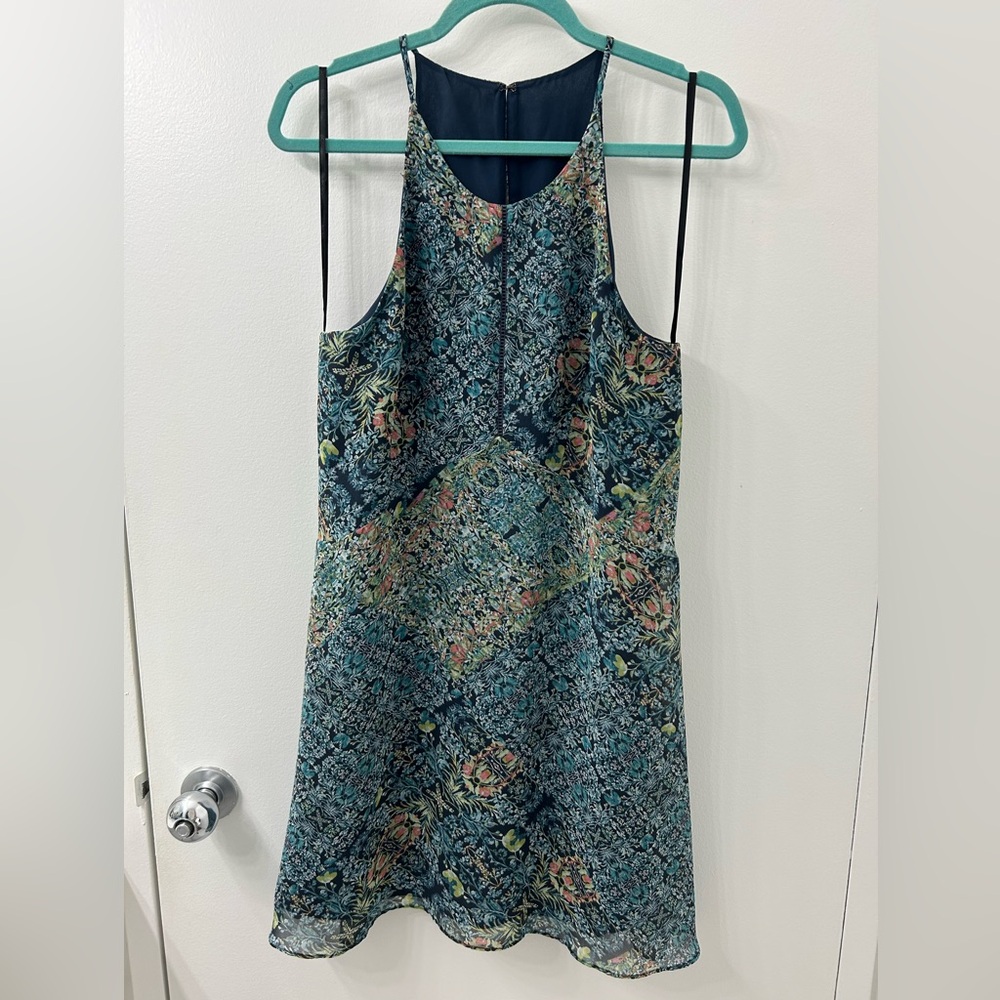 BCBGeneration Floral Patterned Sleeveless Dress